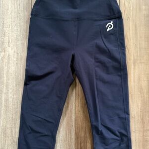 Peloton Navy Blue Leggings with Moisture-Wicking Fabric and Pockets